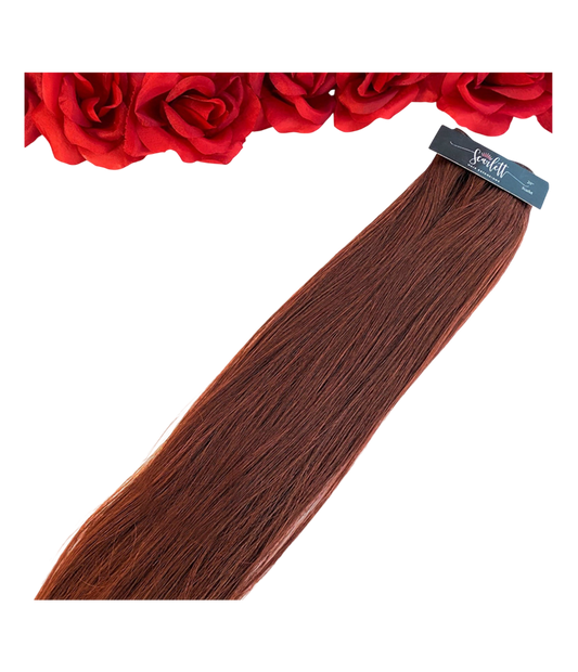 LUX 16", 20" Scarlet Red *Hand Tied Weft