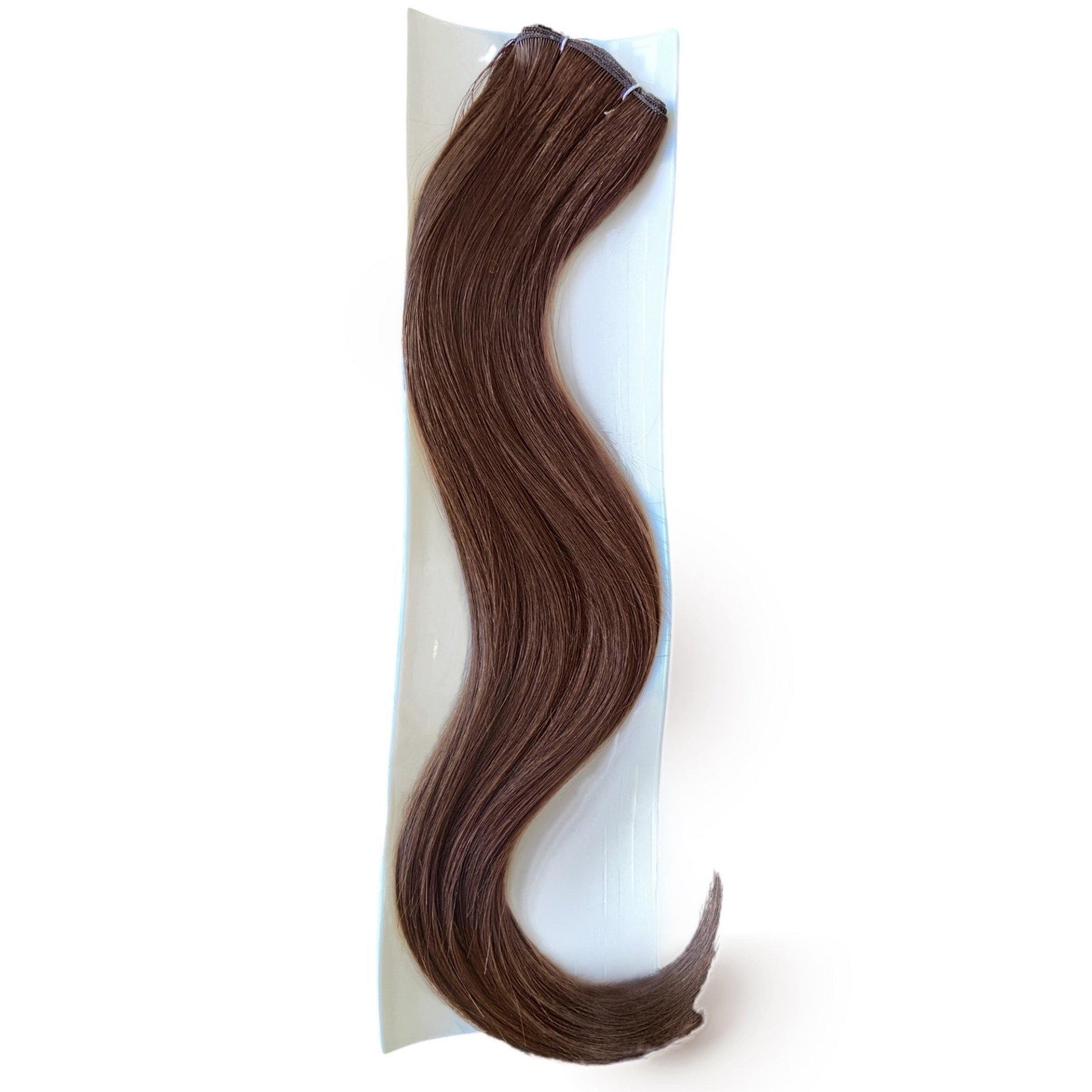 LUX 16", 20" Chocolate Brown *Hand Tied Weft - Scarlett Hair Extensions