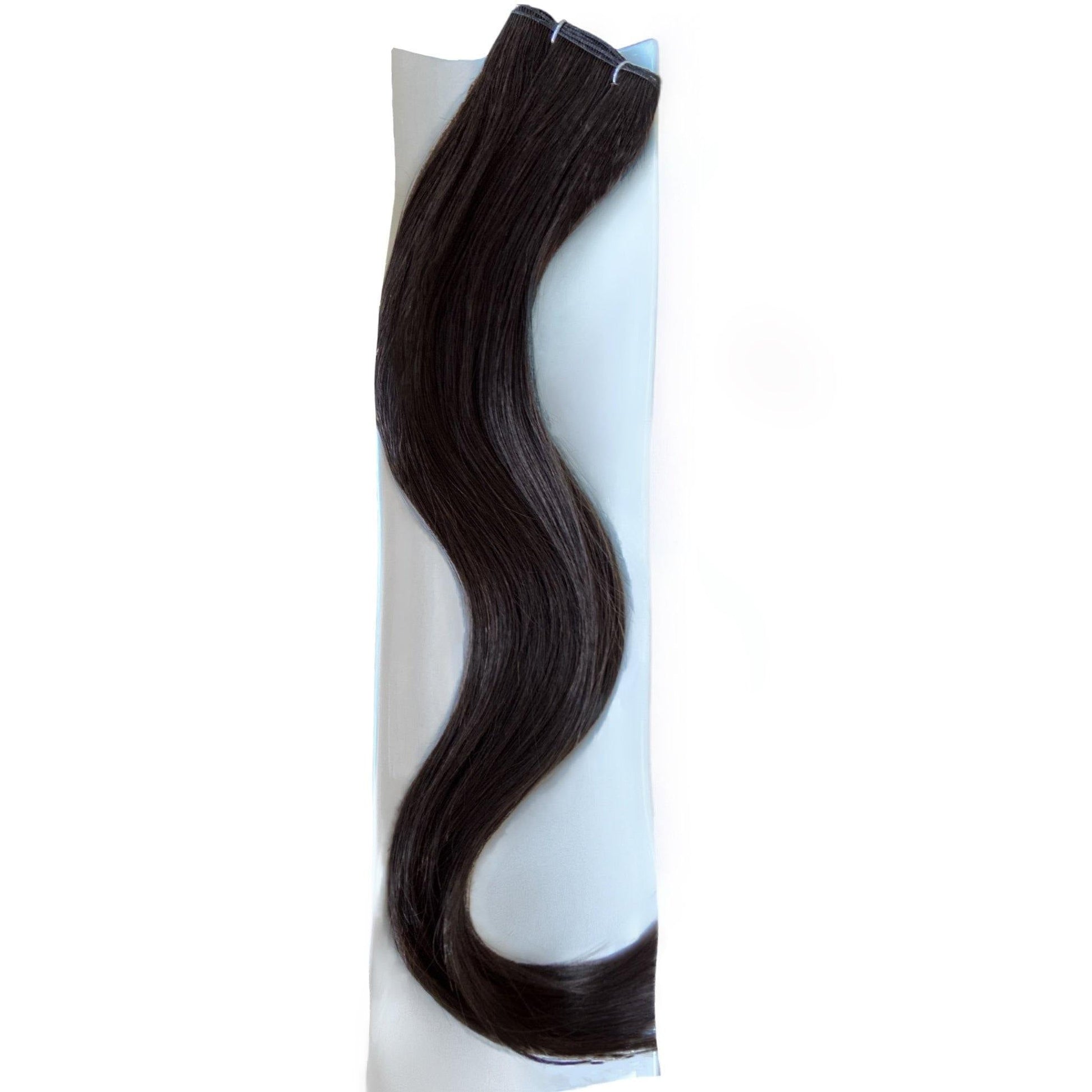 LUX 16" Dark Brown *Hand Tied Weft - Scarlett Hair Extensions
