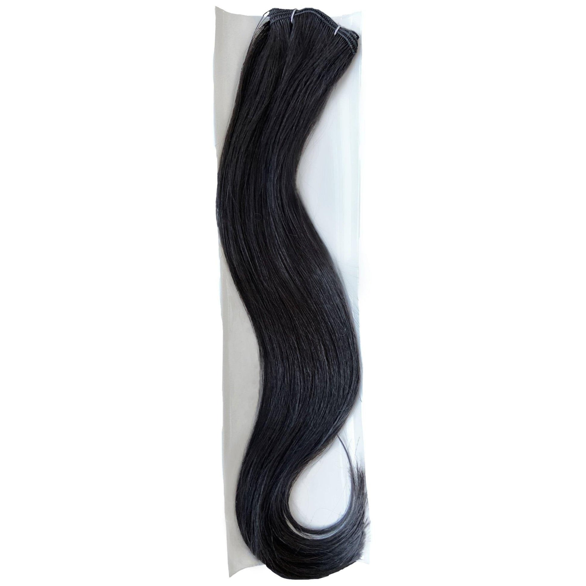LUX 16" Natural Black *Hand Tied Weft - Scarlett Hair Extensions