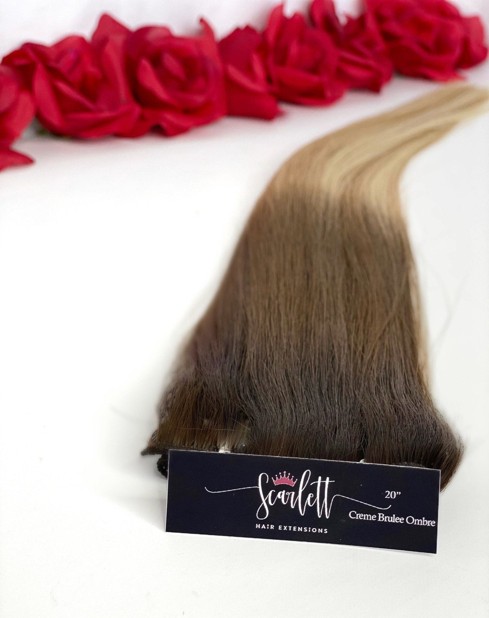 LUX 20" Creme Brulee *Hand Tied Weft - Scarlett Hair Extensions