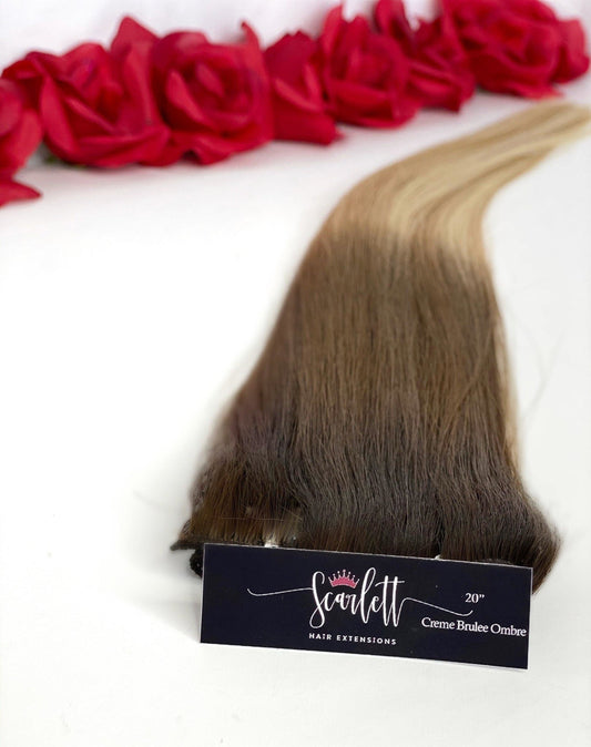 LUX 20" Creme Brulee *Hand Tied Weft - Scarlett Hair Extensions
