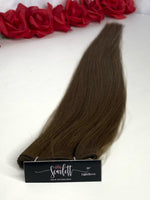 LUX 20" Light Brown *Hand Tied Weft - Scarlett Hair Extensions