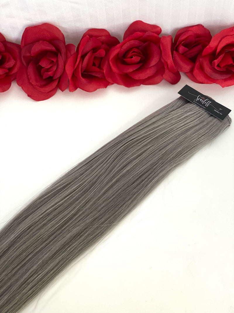 LUX 20" Smokey Ice *Hand Tied Weft - Scarlett Hair Extensions