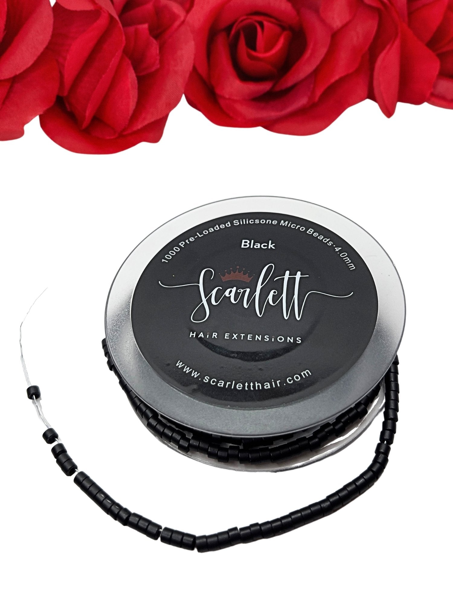 NEW! PRE-LOADED Silicone Micro Beads - Scarlett Hair Extensions