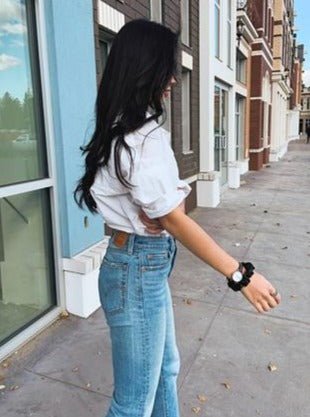 Silk Scrunchie *Noir - Scarlett Hair Extensions
